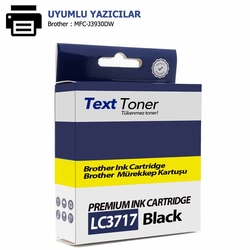 Brother LC3717BK Muadil Kartuş, Siyah - Brother