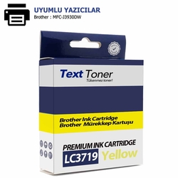 Brother LC3719XLY Muadil Kartuş, Sarı - Brother