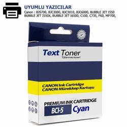 Canon BCI-5C Muadil Kartuş, Mavi - Canon