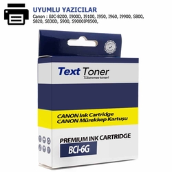 Canon BCI-6G Muadil Kartuş, Yeşil - Canon