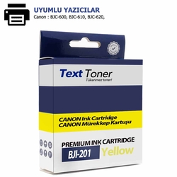 Canon BJI-201Y Muadil Kartuş, Sarı - Canon