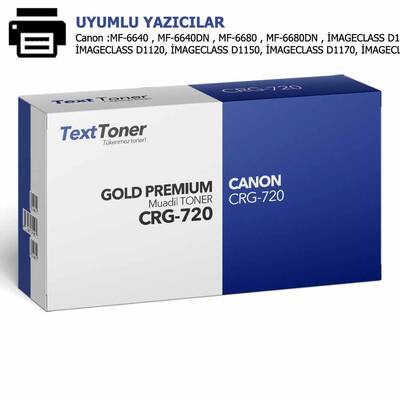 CANON CRG-720 Muadil Toner, Siyah - 1