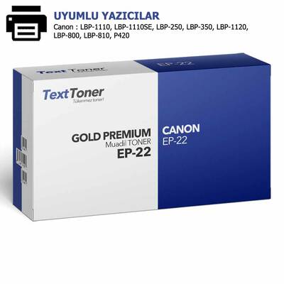 CANON EP-22 Muadil Toner, Siyah - 1