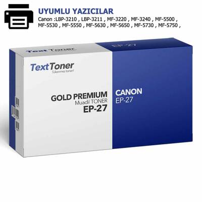 CANON EP-27 Muadil Toner, Siyah - 1