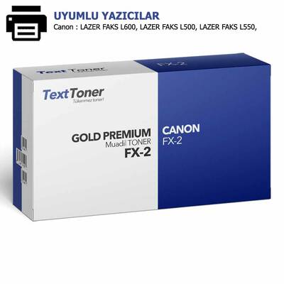 CANON FX-2 Muadil Toner, Siyah - 1