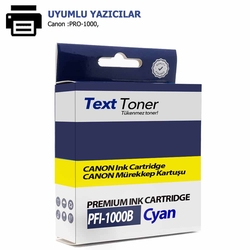 Canon PFI-1000B Muadil Kartuş, Mavi - Canon