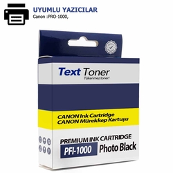 Canon PFI-1000PBK Muadil Kartuş, Foto Siyah - Canon