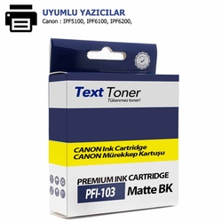 Canon PFI-103MBK Muadil Kartuş, Mat Siyah - Canon