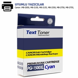 Canon PGI-1500XLC Muadil Kartuş, Mavi - Canon