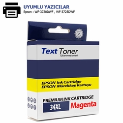 Epson 34XL-C13T34734010 Muadil Kartuş, Kırmızı - Epson