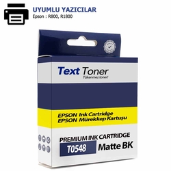 Epson T0548-C13T05484010 Muadil Kartuş, Mat Siyah - Epson