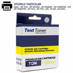 Epson T1294-C13T12944010 Muadil Kartuş, Sarı - Epson