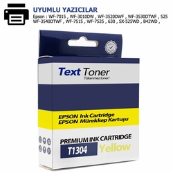 Epson T1304-C13T13044012 Muadil Kartuş, Sarı - Epson