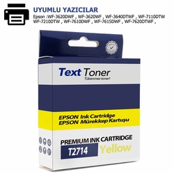 Epson T2714-C13T27144012 Muadil Kartuş, Sarı - Epson