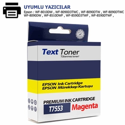 Epson T7553-C13T755340 Muadil Kartuş, Kırmızı - Epson