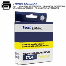 Epson T7554-C13T755440 Muadil Kartuş, Sarı - Epson