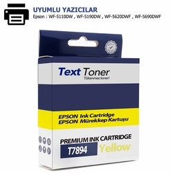 Epson T7894-C13T789440 Muadil Kartuş, Sarı - Epson