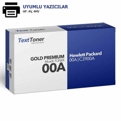 HP 00A | C3900A Muadil Toner, Siyah - 1