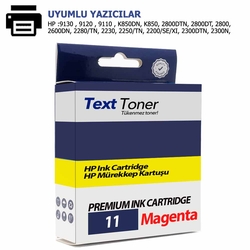 Hp 11-C4837A Muadil Kartuş, Kırmızı - Hp