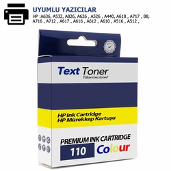 Hp 110-CB304A0 Muadil Kartuş, Üç Renk - Hp