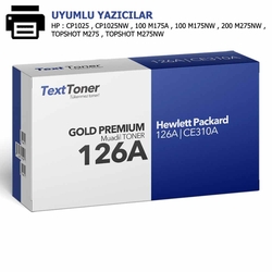 HP 126A | CE310A Muadil Toner, Siyah - 1