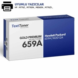 HP 659A | W2012A Muadil Toner, Sarı - 3