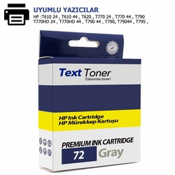 Hp 72-C9374A Muadil Kartuş, Gri - Hp