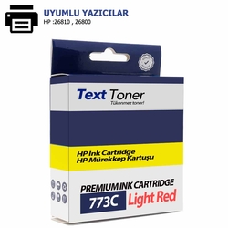 Hp 773C-C1Q41A Muadil Kartuş, Açık Kırmızı - Hp