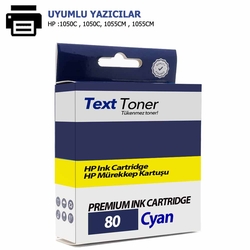 Hp 80-C4872A Muadil Kartuş, Mavi - Hp