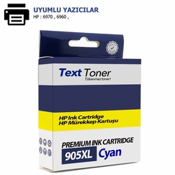 Hp 905XL-T6M05A Muadil Kartuş, Mavi - Hp