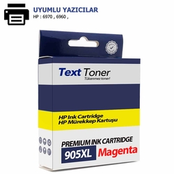 Hp 905XL-T6M09A Muadil Kartuş, Kırmızı - Hp