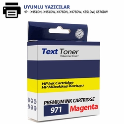 Hp 971-CN623A Muadil Kartuş, Kırmızı - Hp