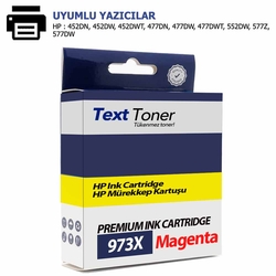 Hp 973X-F6T82A Muadil Kartuş, Kırmızı - Hp