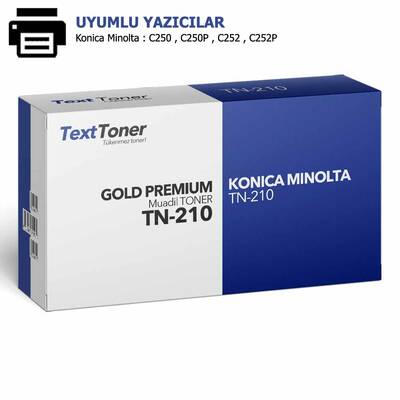 Konica Minolta TN-210 Muadil Fotokopi Toneri, Kırmızı - 1