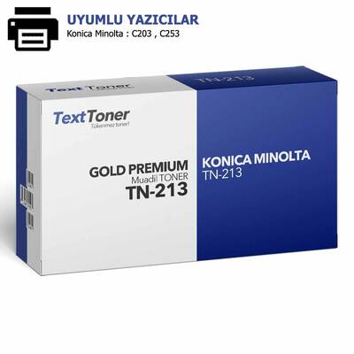 Konica Minolta TN-213 Muadil Fotokopi Toneri, Kırmızı - 1