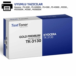 Kyocera TK-3130 Muadil Toner, Siyah - Kyocera