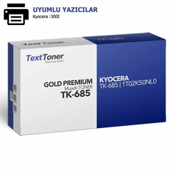 Kyocera TK-685 | 1T02K50NL0 Muadil Fotokopi Toneri, Siyah - Kyocera