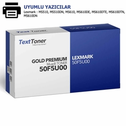 LEXMARK 50F5U00-MS510 Muadil Toner, Siyah - LEXMARK