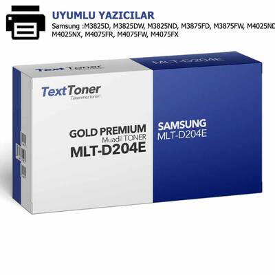 Samsung MLT-D204E Muadil Toner, Siyah - 1